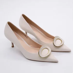 Women’s Shoes Closed Toe Light Elegant Kitten High Heel Wedding Dress Shoes Ladies Pumps Heeled Sandals for Women