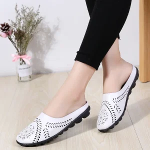 Womens Shoes Cross Border Size 35 46 Spring Autumn New Low-Cut Flat Boat Shoes Women’s Large Size Slip-On Casual Shoes