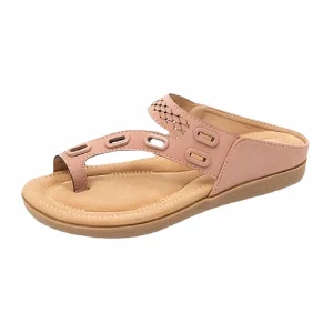 Women’s Shoes Flat Bottom Massage Clip Slippers Outdoor Fashion Thick Sole Beach Toe Sandals Size 36-43