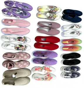 Women’s Shoes Local Stock Second Hand Mix Quality PU Upper Rubber Outsole China Origin