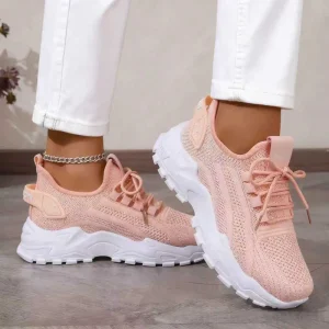 Women’s Shoes Spring New Casual Breathable Lightweight Durable for Front Laces Sneakers Single layer Factory Outlet