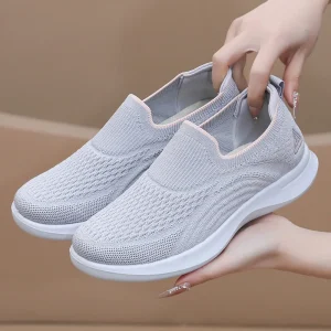 Women’s Shoes Summer Spring Autumn Unisex Casual Walking Sneakers Comfortable Anti Slip Soft Mesh Upper PVC Midsole PU
