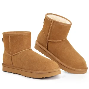 Women’s Shoes Winter Booties for Women Comfort Ankle Flat Boot with Faux Fur Lining Snow Shoes Boots