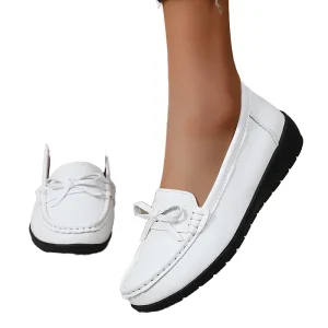 Womens Shoes Women’s Nurse Shoes Spring Autumn Sandals Casual Flat Single Loafers Slip On Closure Ladies Shoes