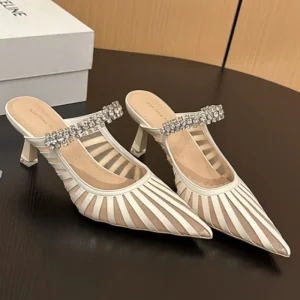 Women’s Shoes and Sandals Ladies Sexy Sandales Roman Latin Dance Golden Chaussures Pour Femmes