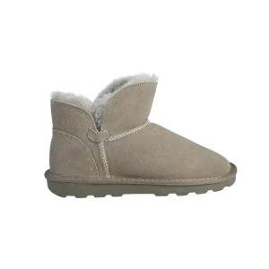 Women’s Short Ankle Snow Boots Cow Suede Upper Sheepskin Lining TPR Outsole Anti-Slip Warm Comfortable Hard-Wearing Winter
