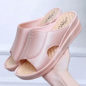 Women’s Slide Slippers Summer Sandals for Outdoor Indoor Wear Nonslip Wedge Beach Designer Casual Shoes for Women