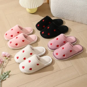 Women’s Slippers Home Bedroom Memory Foam Slippers Cushioning Lining for Winter with Factory Price