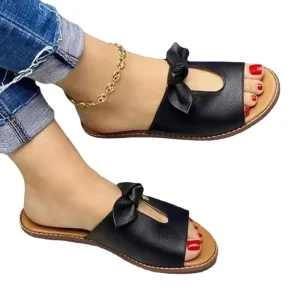 Women’s Slippers Summer Foreign Trade Thick Bottom Word European and American Color Matching