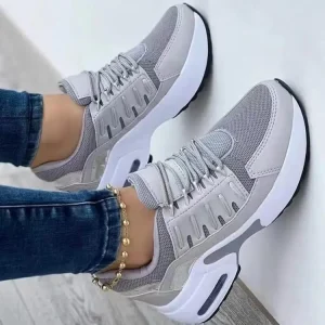 Women’s Sneakers Comfortable Breathable Wedge Heels Walking Sneakers
