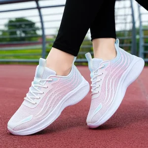 Womens Sneakers Running Shoes Lightweight Tennis Walking Shoes Mesh Breathable Gym Work Fashion Sneakers Athletic Comfort Casual