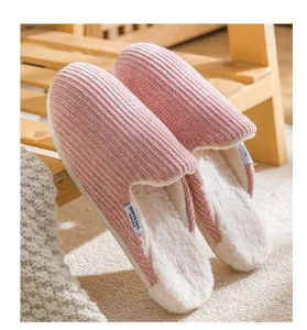 Women’s Soft Knitting House Slippers Winter Indoor Home Slippers