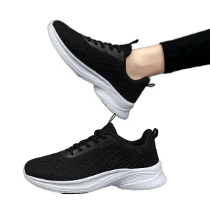 Women’s Soft-Soled Casual Sports Shoes Spring and Summer Fashion Ultra-Light Breathable Mesh Running Shoes