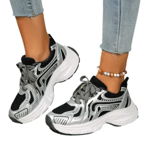 Women’s Sport Shoes for Summer Fall Spring Latest Design Breathable Fashion Trend Direct Sneakers China