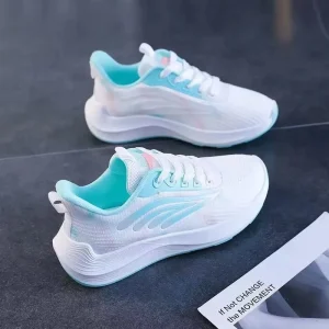 Women’s Sports Running Shoes Spring and Autumn New Style Mesh Casual Trendy Soft Sole Running Shoes