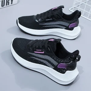 Women’s Sports Shoe Spring and Autumn New Tennis Shoes Casual Fashion Running Single Shoes