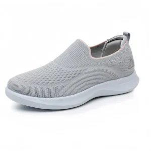 Women’s Sports Sneakers Casual Flat Cloth Shoes Breathable Lightweight Non Slip Soft Sole Daily Commute Sneakers