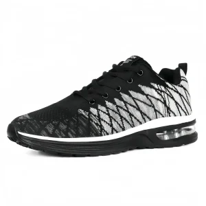 Women’s Sporty Mesh Lace Up Running Sneakers with Custom Brand Logo for Spring Autumn