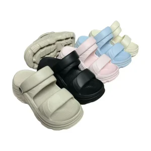 Women’s Sporty Platform Open Toe Double Strap Height Increasing Summer Outdoor Sandals Breathable Lightweight