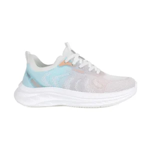 Women’s Sporty Running Sneakers Lace Up Casual Breathable Mesh Walking Shoes EVA Midsole Cushioning