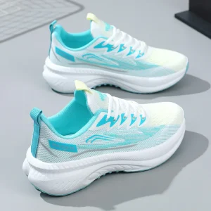Women’s Spring Summer Autumn Winter Thick Bottom Fashion Breathable Lightweight Mesh Sneakers Rubber Outsole Fabric Outdoor