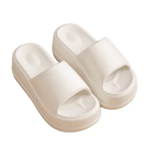 Women’s Spring Summer Fashion Trend Open Toe Beach Sandals Light Weight EVA PU Non Slip Deodorant Height Increasing Platform