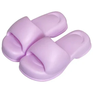 Women’s Spring Summer Thick Sole Fashion Anti-slip Trend House Shoes EVA Indoor Slippers