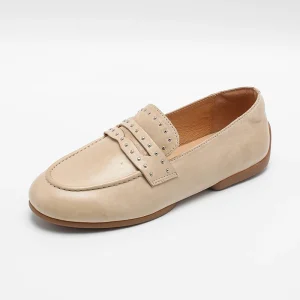 Women’s Studded Penny Loafer Flats Light Weight Soft Anti-Slippery Closed Toe Slip-On Spring Autumn Summer