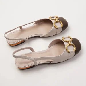 Women’s Style Flat Color Matching Thick Heeled Sandals Breathable Lightweight Slides for Slippers for Foreign Trade