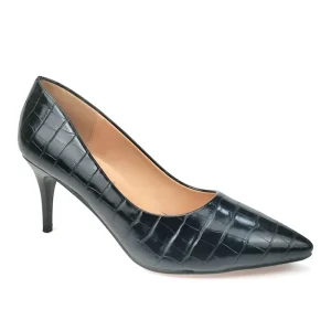 Women’s Suede Pointed Toe 7.5cm Thin Heel Pump Shoes