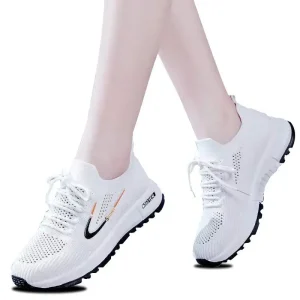 Women’s Summer Casual Sports Running Sneakers Lightweight Breathable Mesh Upper for Autumn Daily Wear