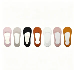 Women’s Summer Custom Design Youth No Show Socks Cotton Low Cut Non Slip Invisible Liner for Flats and Sneakers