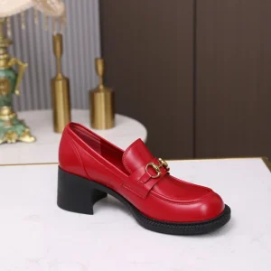 Women’s Summer Fashion Trend Faux Suede Loafers, Casual Thick Heel Toe Slip-On, Soft Bow, Comfortable Sheepskin Lining