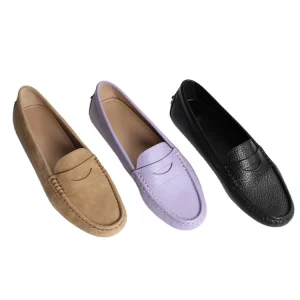 Women’s Summer Flats Loafers Candy Color Slip On Comfortable Breathable Cushioned Customizable Shoes
