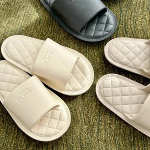 Women’s Summer Indoor EVA Slippers Silent Non Slip Bathroom Bathing Soft Outdoor Couples Men’s Simple Indoor Home