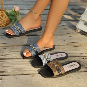 Women’s Summer Indoor & Outdoor Slide Sandals Breathable Anti Slip for Slippers