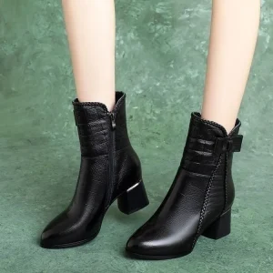 Women’s Summer Knee High Boots Cute Closed Toe Flat Heel Solid Color Casual Boots for Ladies