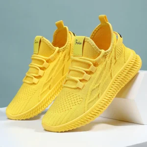 Women’s Summer Large Size Single layer Shoes Soft Sole Casual Trendy Mesh Running Breathable Sneakers