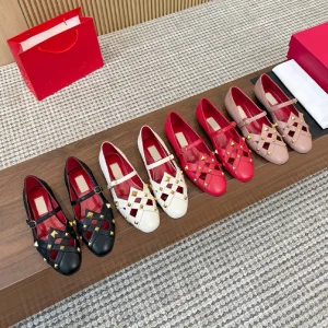Women’s Summer Lightweight French-Style Flat Shoes Slip-On Microfiber Upper Bow Soft Sheepskin Lining Rhinestones