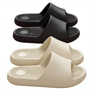 Women’s Summer New Style Indoor Home Bathroom Bath Massage Breathable Waterproof Non Slip EVA Thick Soled Outdoor Wear Sandals