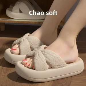 Women’s Summer Open Toe EVA Thick Soled Slip on That Can Be Worn Outside and Are Non Slip