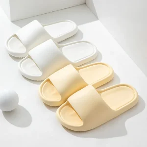 Women’s Summer Open Toe Indoor Slippers Non-Slip Quick-Drying with EVA Outsole Lightweight Breathable Slide Cushioning Design