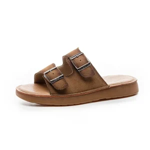 Women’s Summer Open Toe Retro Casual Thick Soled Cushioning Non Slip Beach Style Shoes