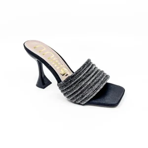 Women’s Summer Open Toe Wedding Sandals Fashion Trend Double Bow High Heels Breathable Slip-On Closure Height Increasing