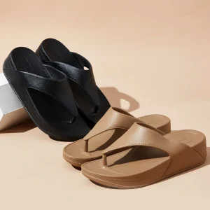 Women’s Summer Platform Flip Flops Thick Soled Foam Plus Size Casual for Comfortable Soft Insole Solid Color Toe