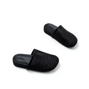 Women’s Summer Sandals Fashion Trend Mesh Hollow Fishing Net Design Breathable and Anti Slippery for Outdoor Activities