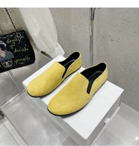 Women’s Summer Slip-On Flat Toe Shallow Shoes Comfortable Casual Loafer