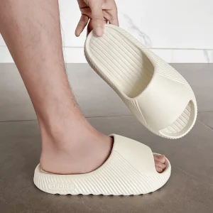 Women’s Summer Thick EVA Sole Slippers Beach Sandals Stylish Anti-Slip Women’s Platform Slippers Trendy Fashion Ladies Slippers