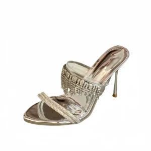 Women’s Summer Ultra High Heel Sandals Slim Exposed Toes Lightweight Waterproof Breathable Shoes