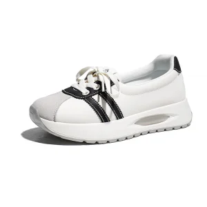 Women’s Thick Sole Heightening Sneakers Lightweight Soft Breathable Walking Shoes